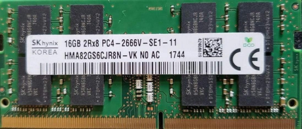 SK Hynix 16GB DDR4-2666 SODIMM (käytetty)