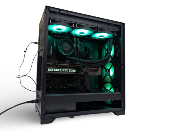 GD Pelikone - Ryzen 5800X/32GB DDR4/RTX 3080/2B SSD - Win 11 Pro (käytetty)